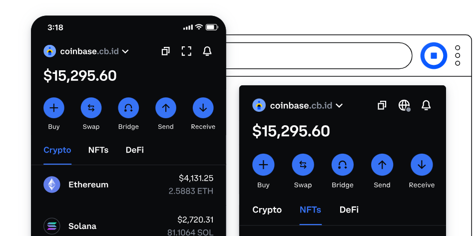 Coinbase wallet examples